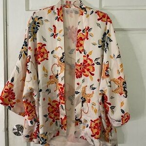 Violet & Claire Multicolor Floral Kimono